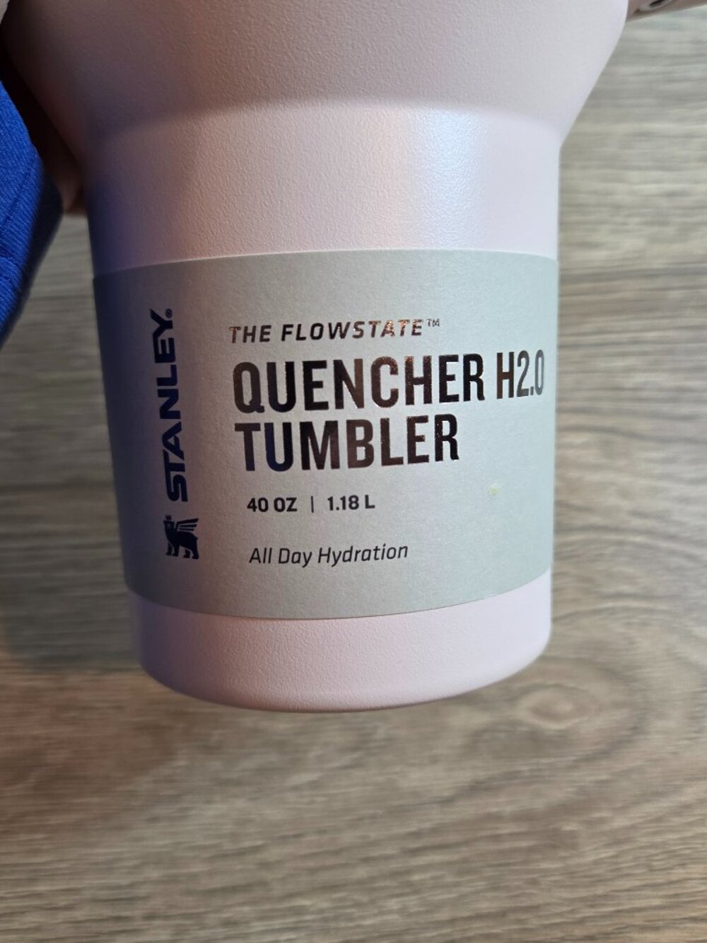 Stanley Quencher H2O FlowState Tumbler 40oz Rose Quartz Pink New - Picture 8 of 9